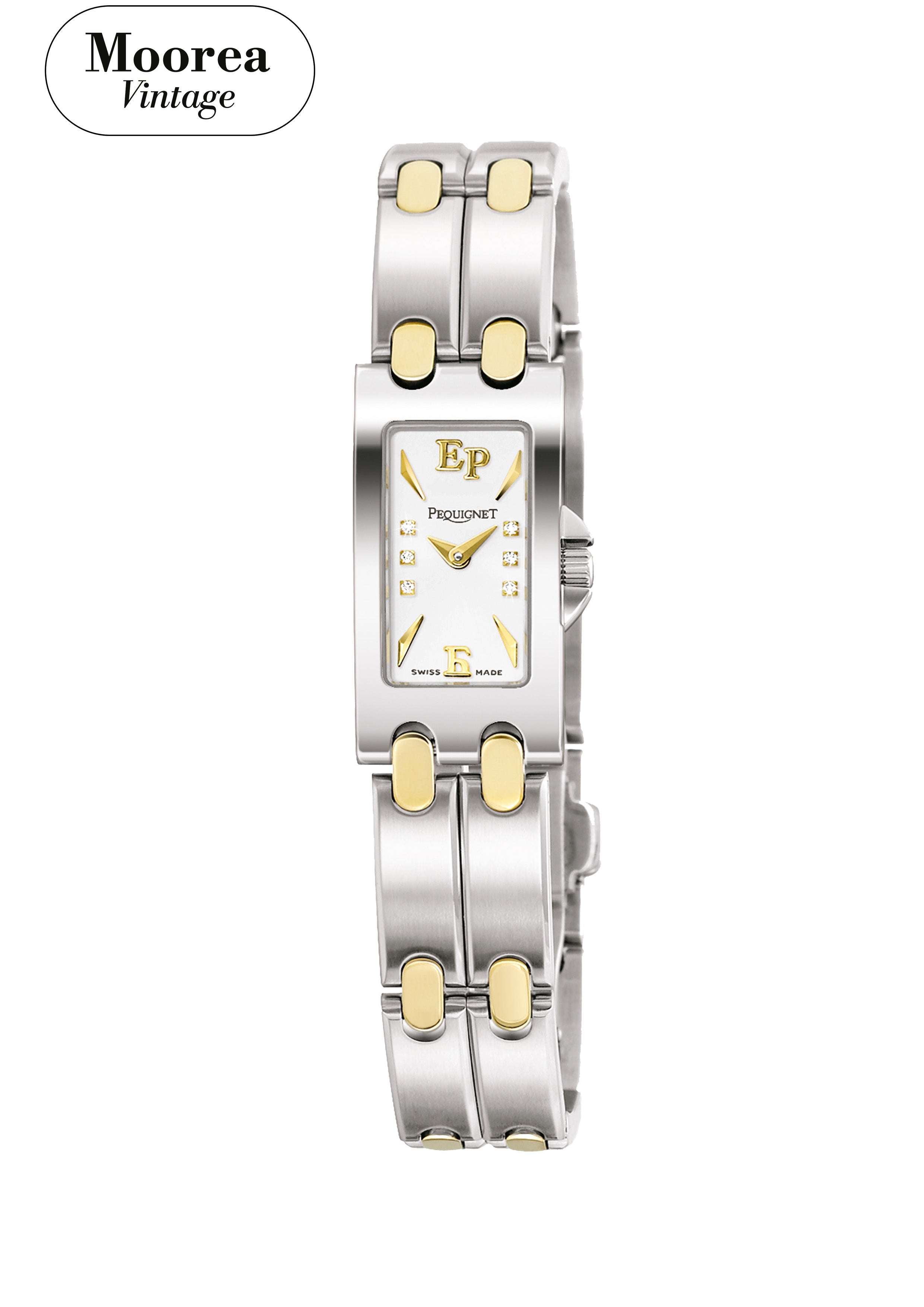 Moorea Vintage watch: Quartz Baguette