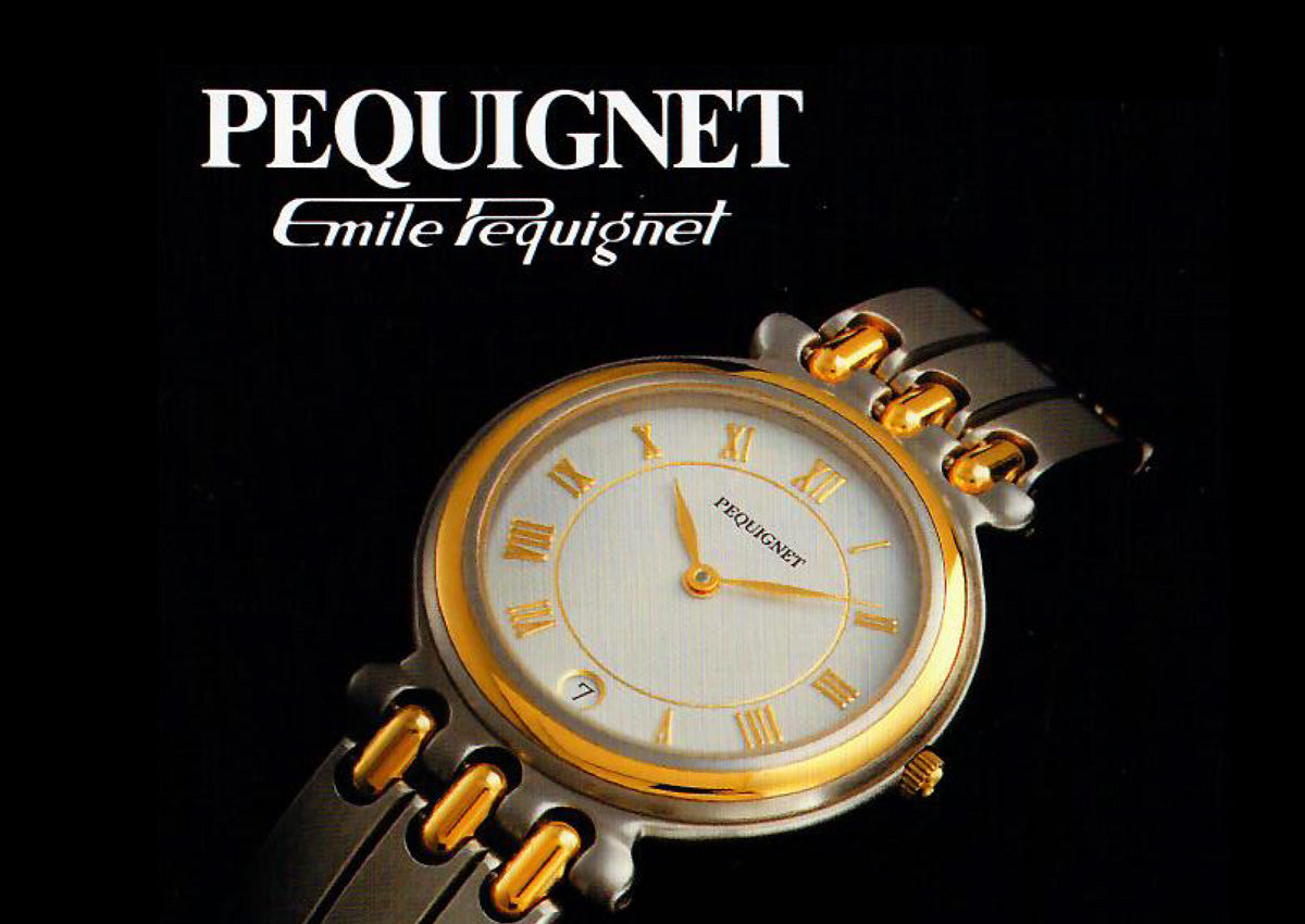 Vintage emile outlet pequignet watch